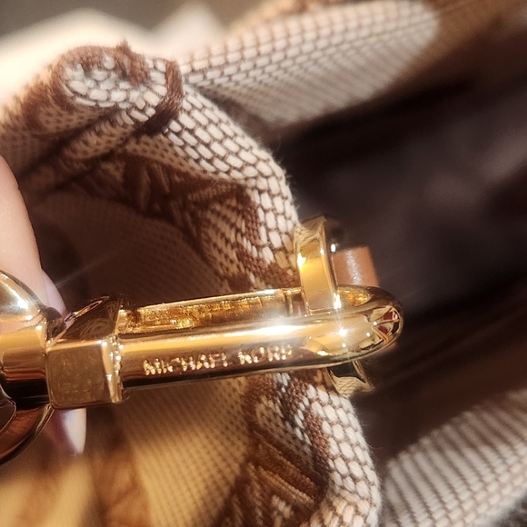 NWOT Michael Kors Gigi  Small Empire Logo Jacquard Crossbody Bag - Picture 6 of 7